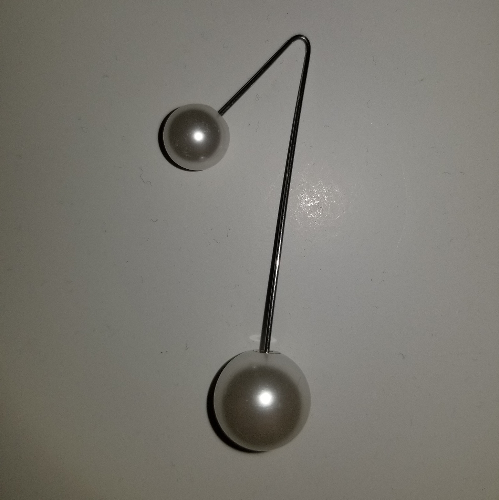 Nwot Unique Abstract Interchangeable Ball Earrings - image 3